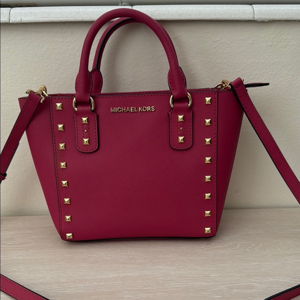 Michael Kors Sandrine Stud bag size small